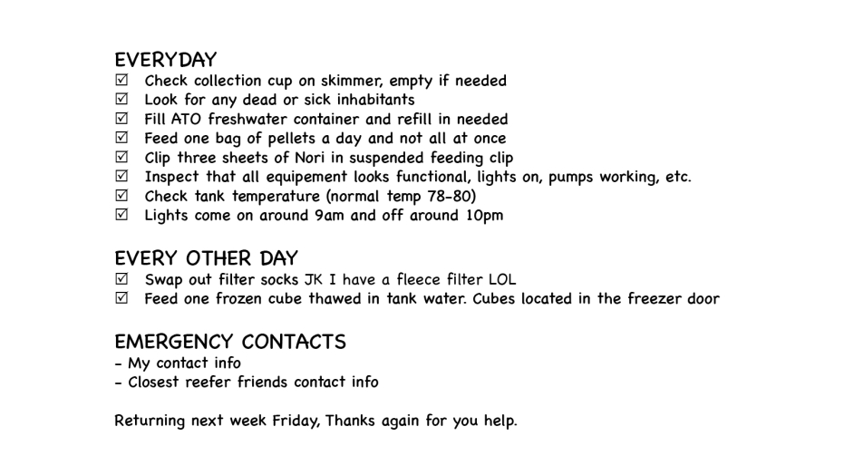 Do this a couple of weeks before your vacation...