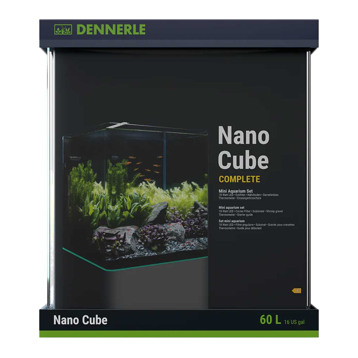 Cube Complete Aquarium with Lighting System